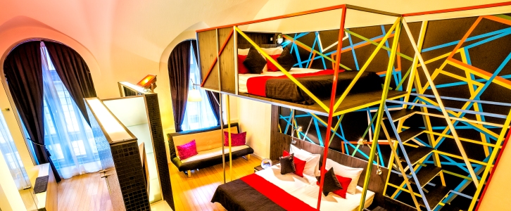 Bohem Art Hotel - Deluxe Quadruple Room